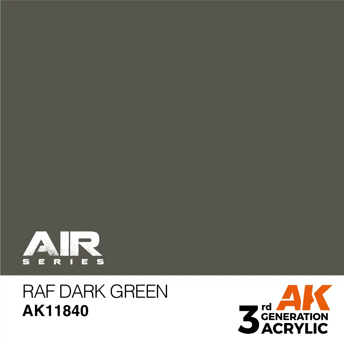 AK Interactive 11840, 17 ml. 3GEN RAF Dark Green Aircraft maket boyası - Görsel 2
