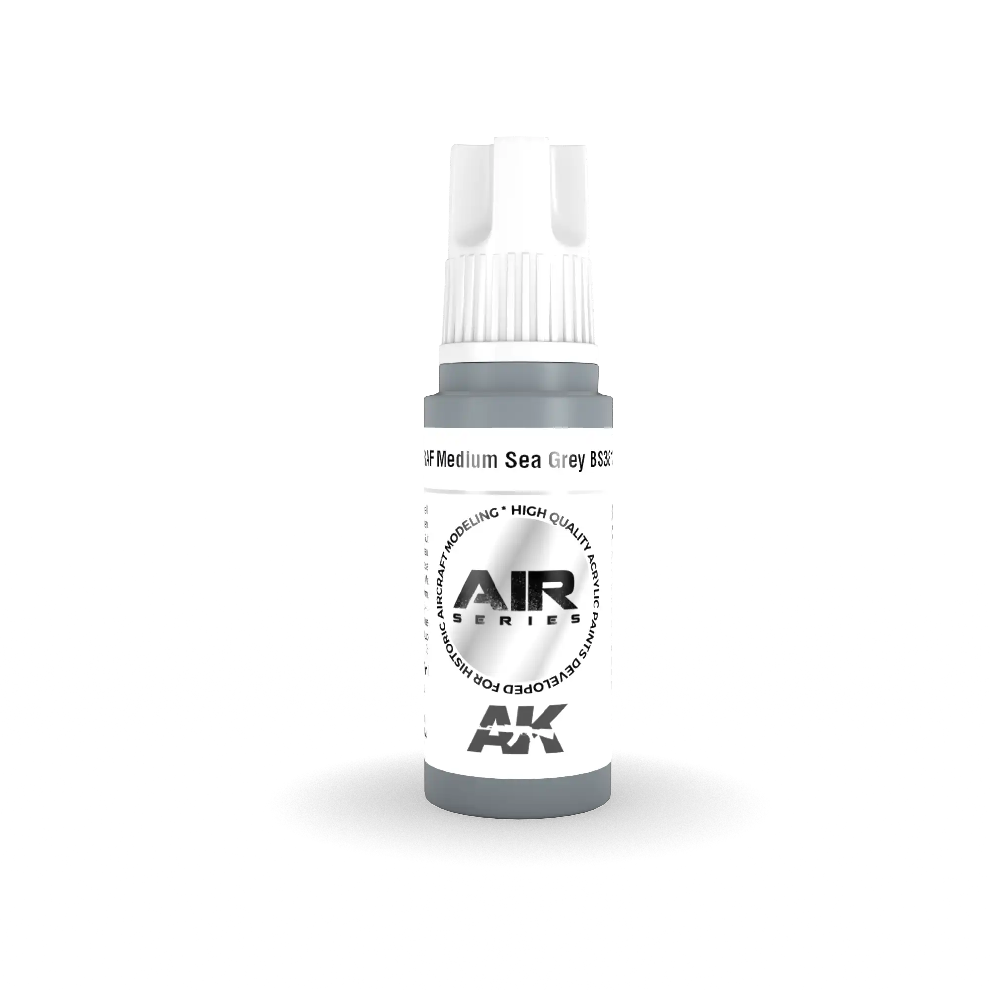 AK Interactive 11843, 17 ml. 3GEN RAF Medium Sea Grey BS381C/637 Aircraft maket boyası
