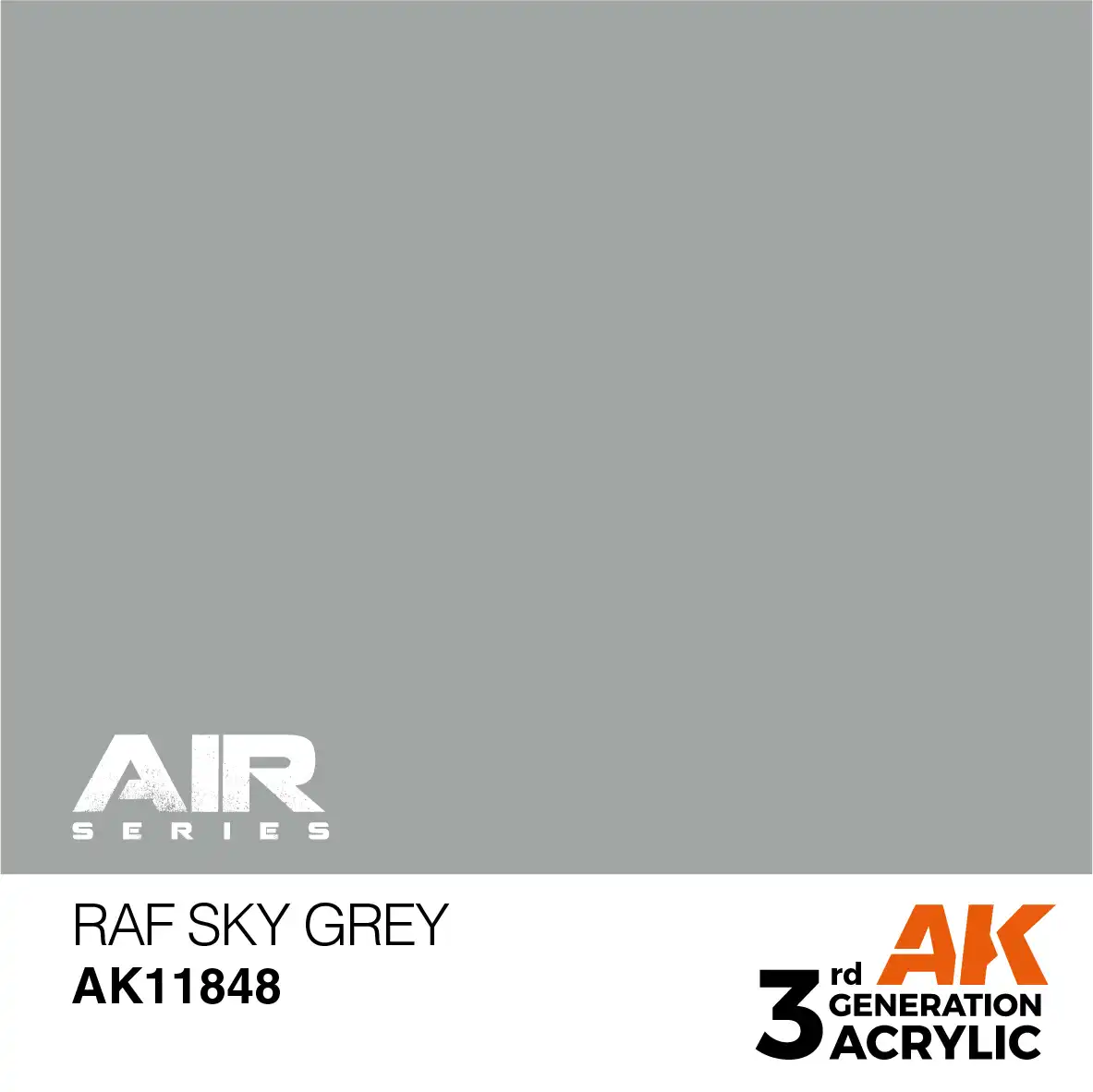 AK Interactive 11848, 17 ml. 3GEN RAF Sky Grey Aircraft maket boyası - Görsel 2