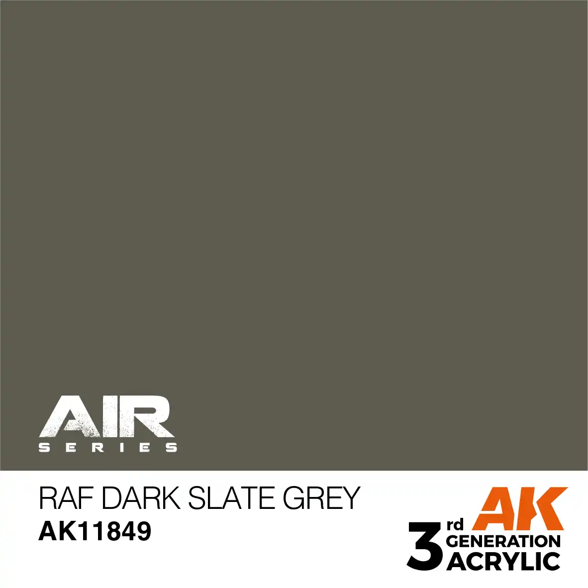 AK Interactive 11849, 17 ml. 3GEN RAF Dark Slate Grey Aircraft maket boyası - Görsel 2