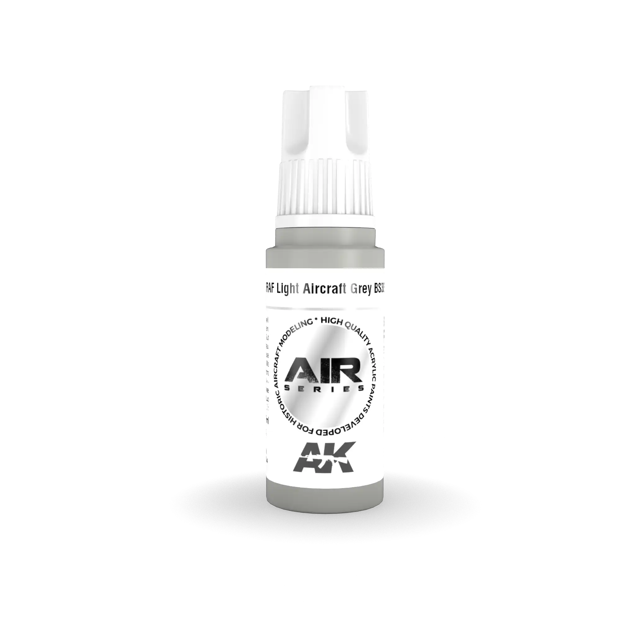 AK Interactive 11853, 17 ml. 3GEN RAF Light Aircraft Grey BS381C/627 Aircraft maket boyası
