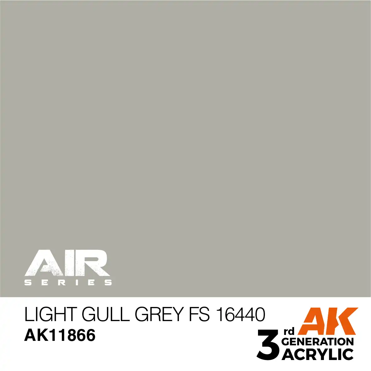 AK Interactive 11866, 17 ml. 3GEN Light Gull Grey FS 16440 Aircraft maket boyası - Görsel 2