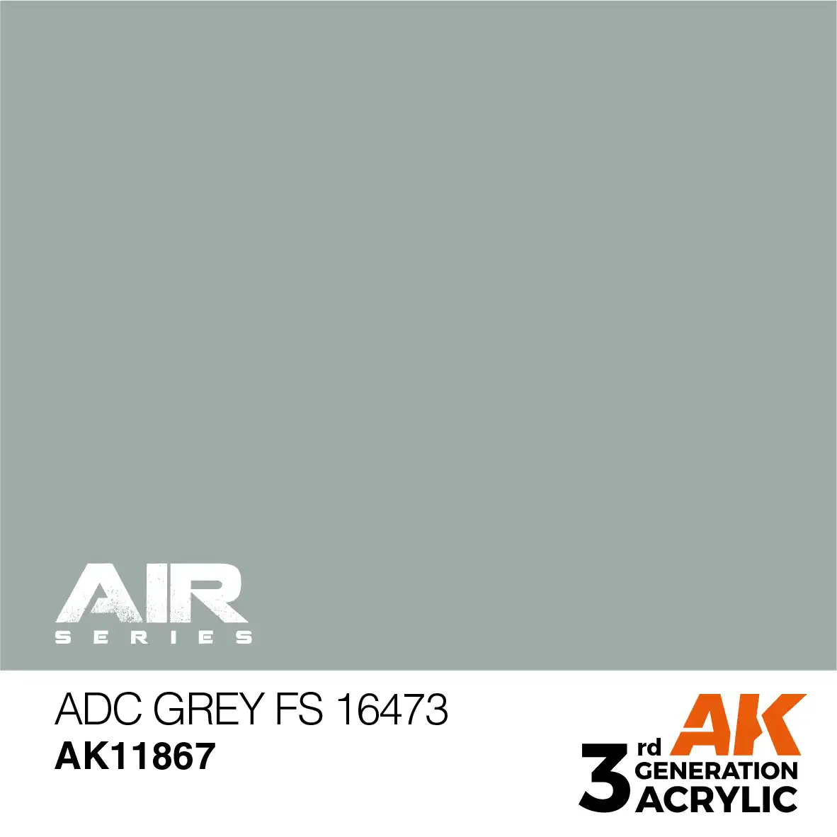 AK Interactive 11867, 17 ml. 3GEN ADC Grey FS 16473 Aircraft maket boyası - Görsel 2
