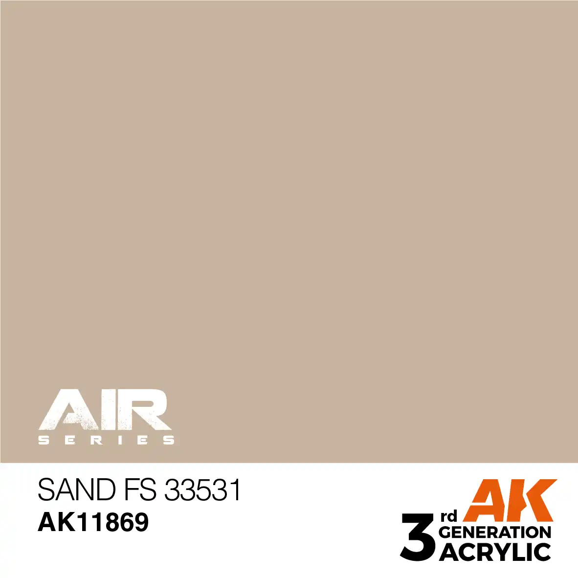 AK Interactive 11869, 17 ml. 3GEN Sand FS 33531 Aircraft maket boyası - Görsel 2