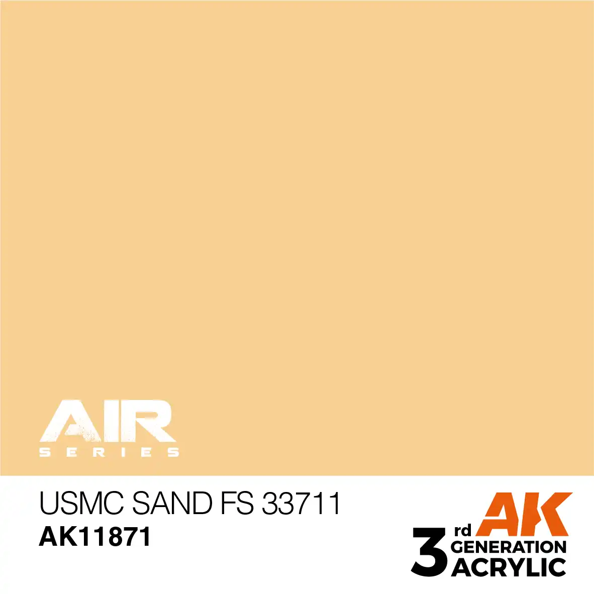 AK Interactive 11871, 17 ml. 3GEN USMC Sand FS 33711 Aircraft maket boyası - Görsel 2