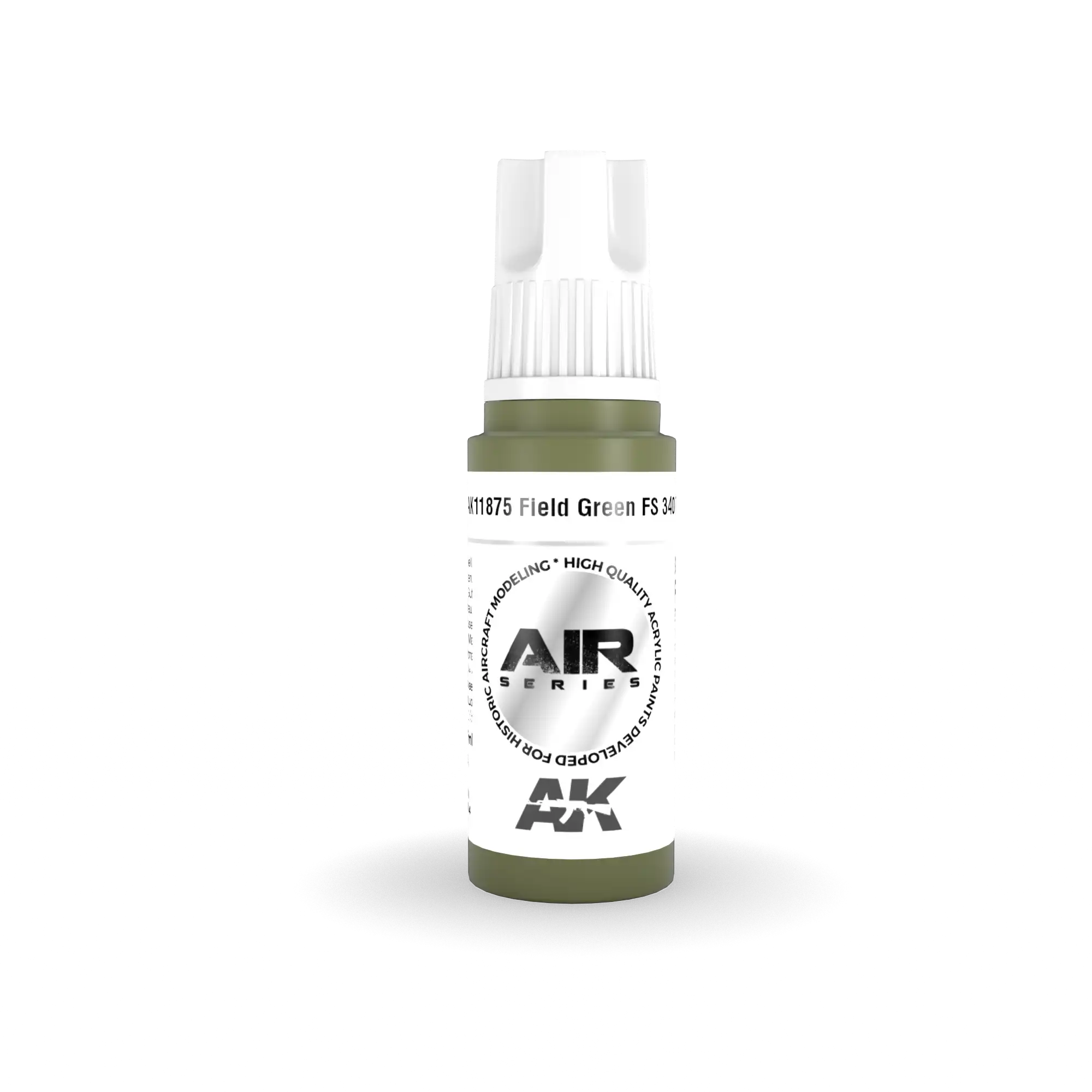 AK Interactive 11875, 17 ml. 3GEN Field Green FS 34097 Aircraft maket boyası
