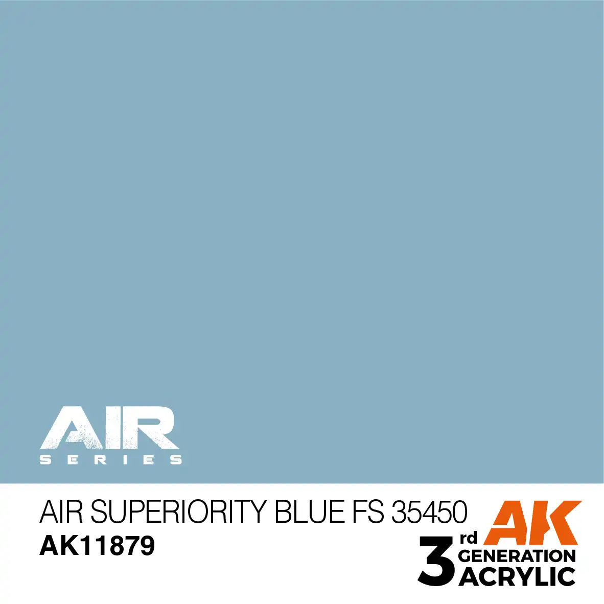 AK Interactive 11879, 17 ml. 3GEN Air Superiority Blue FS 35450 Aircraft maket boyası - Görsel 2