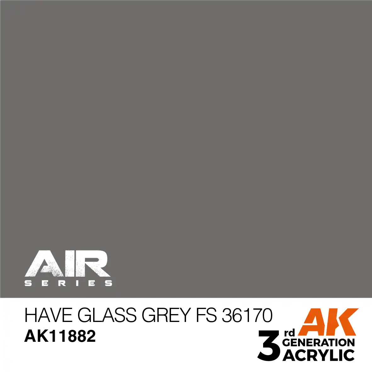 AK Interactive 11882, 17 ml. 3GEN Have Glass Grey FS 36170 Aircraft maket boyası - Görsel 2