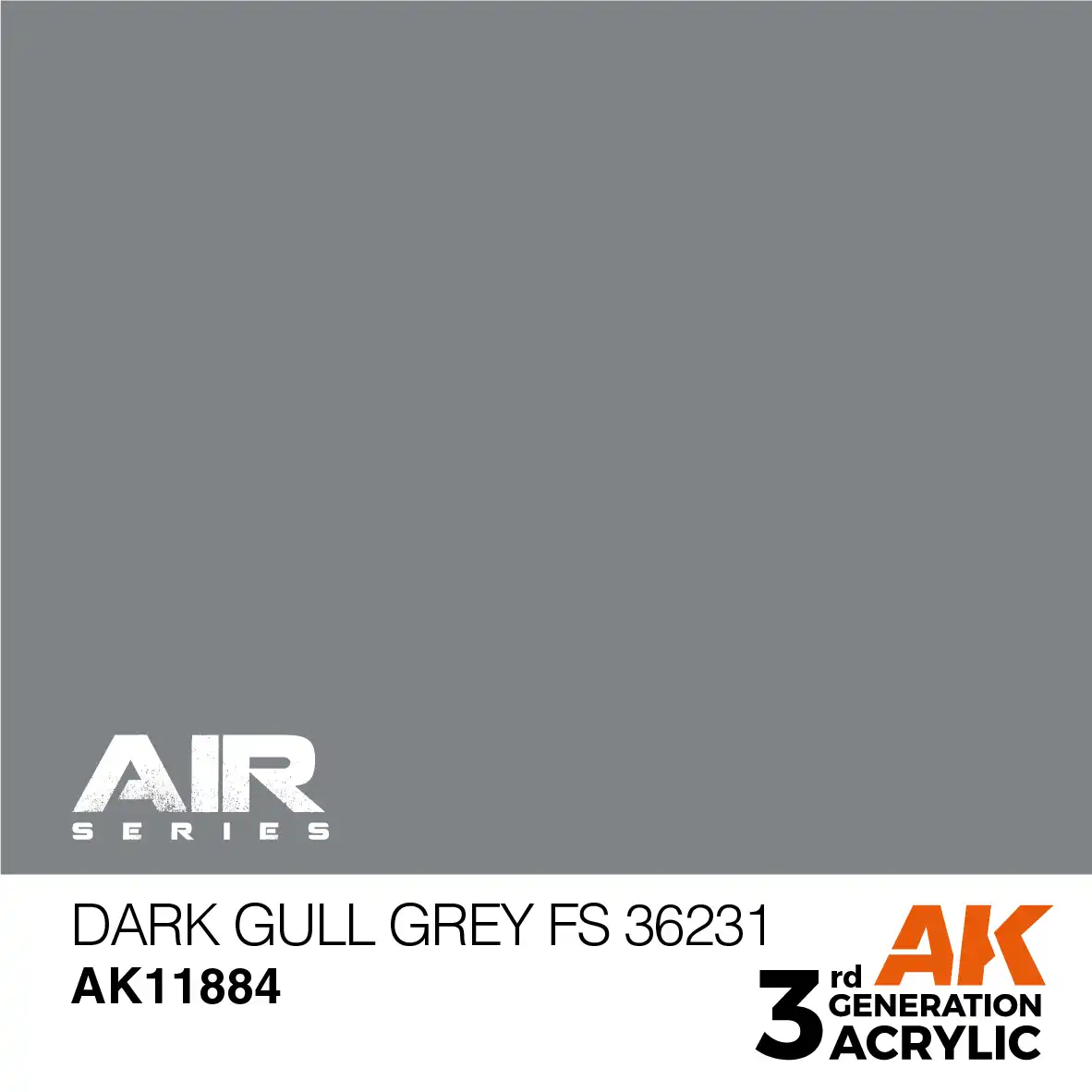 AK Interactive 11884, 17 ml. 3GEN Dark Gull Grey FS 36231 Aircraft maket boyası - Görsel 2