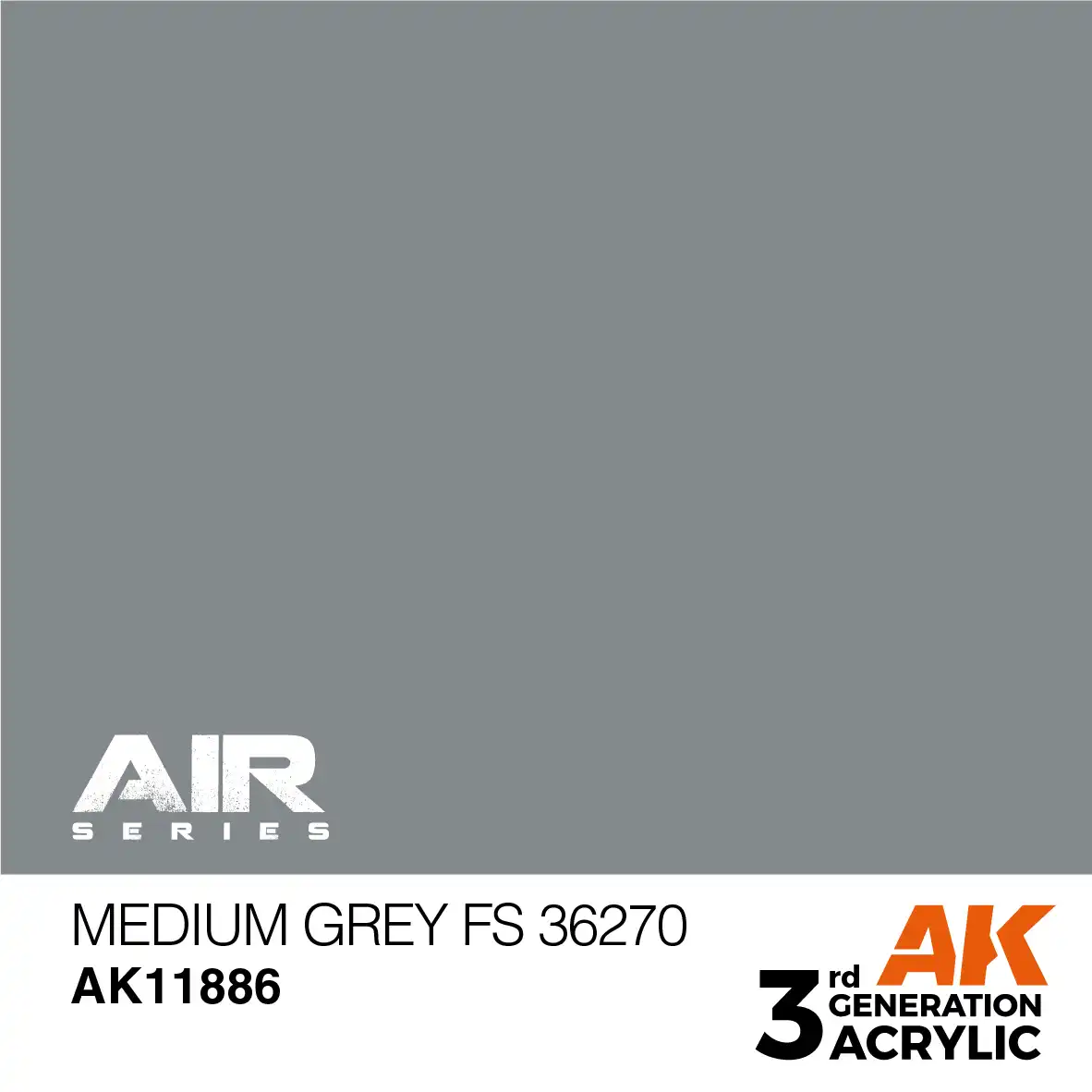 AK Interactive 11886, 17 ml. 3GEN Medium Grey FS 36270 Aircraft maket boyası - Görsel 2