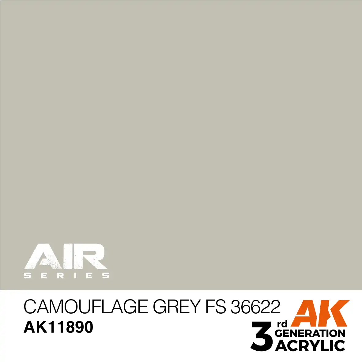 AK Interactive 11890, 17 ml. 3GEN Camouflage Grey FS 36622 Aircraft maket boyası - Görsel 2