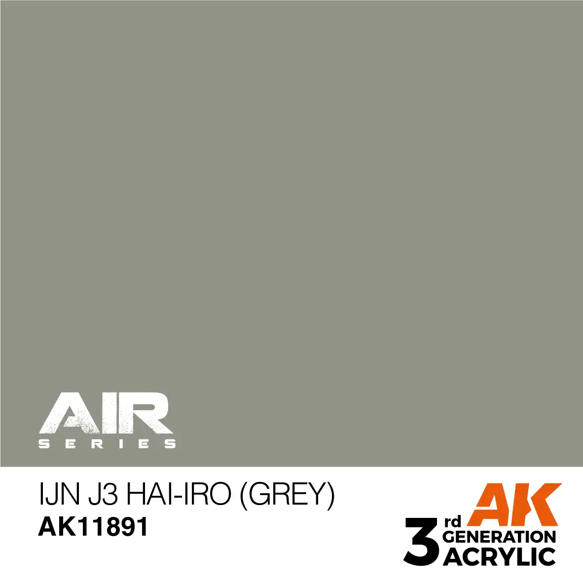 AK Interactive 11891, 17 ml. 3GEN IJN J3 Hai-iro (Grey) Aircraft maket boyası - Görsel 2