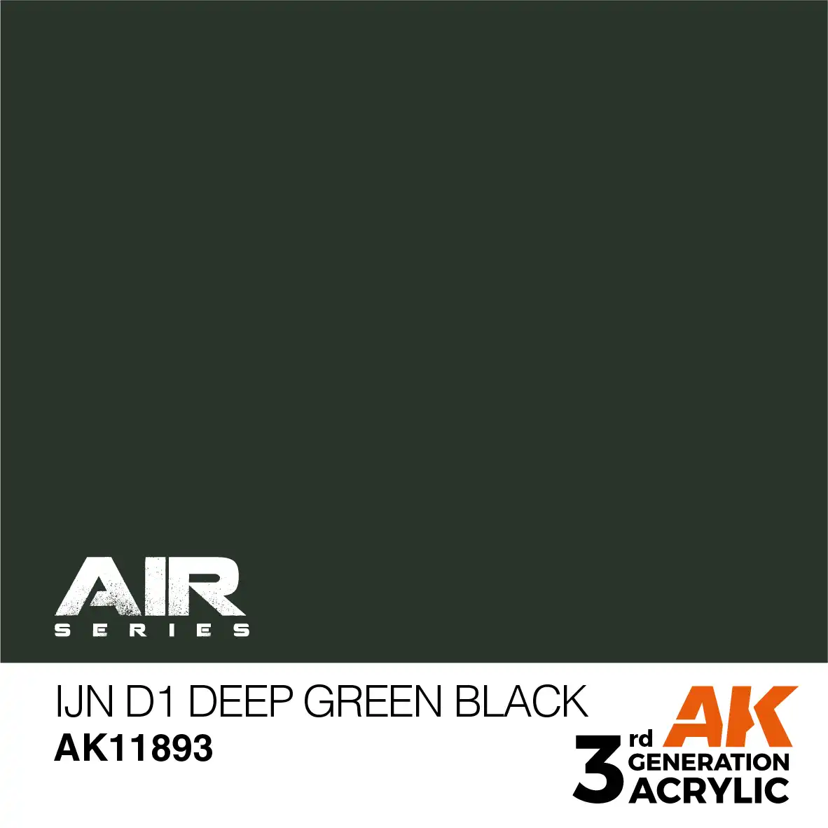 AK Interactive 11893, 17 ml. 3GEN IJN D1 Deep Green Black Aircraft maket boyası - Görsel 2