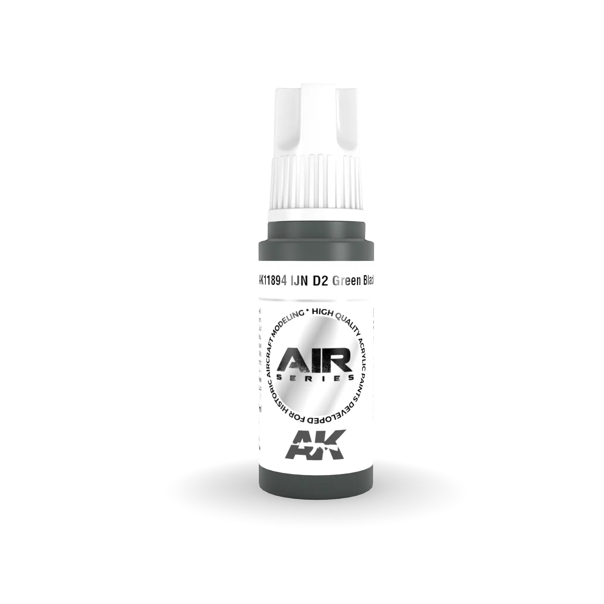 AK Interactive 11894, 17 ml. 3GEN IJN D2 Green Black Aircraft maket boyası