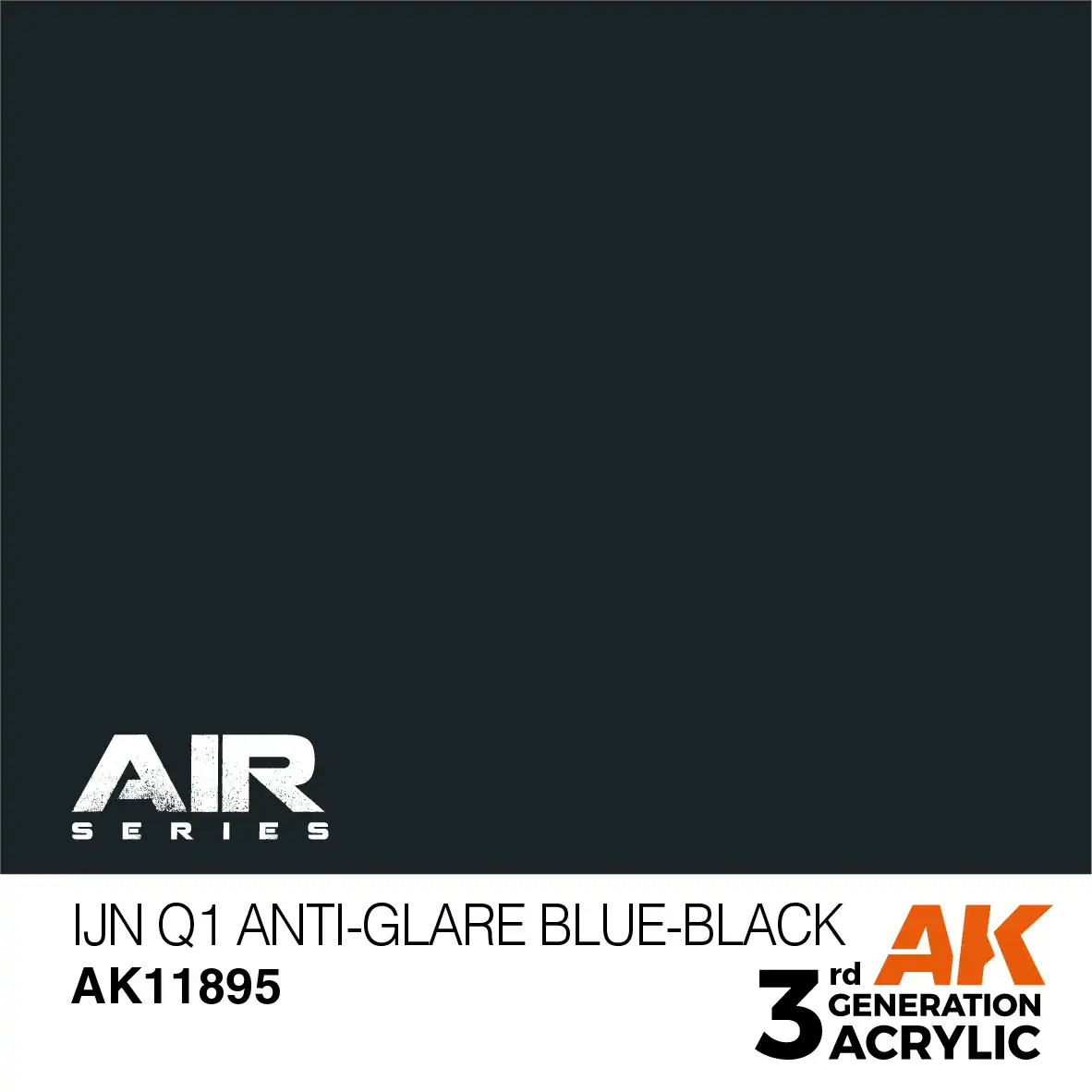 AK Interactive 11895, 17 ml. 3GEN IJN Q1 Anti-Glare Blue-Black Aircraft maket boyası - Görsel 2