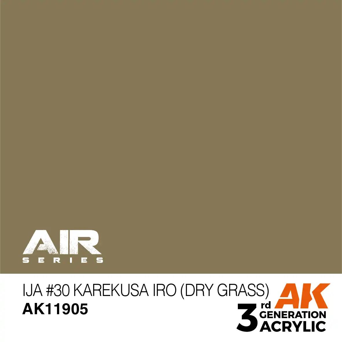 AK Interactive 11905, 17 ml. 3GEN IJA #30 Karekusa iro (Dry Grass) Aircraft maket boyası - Görsel 2