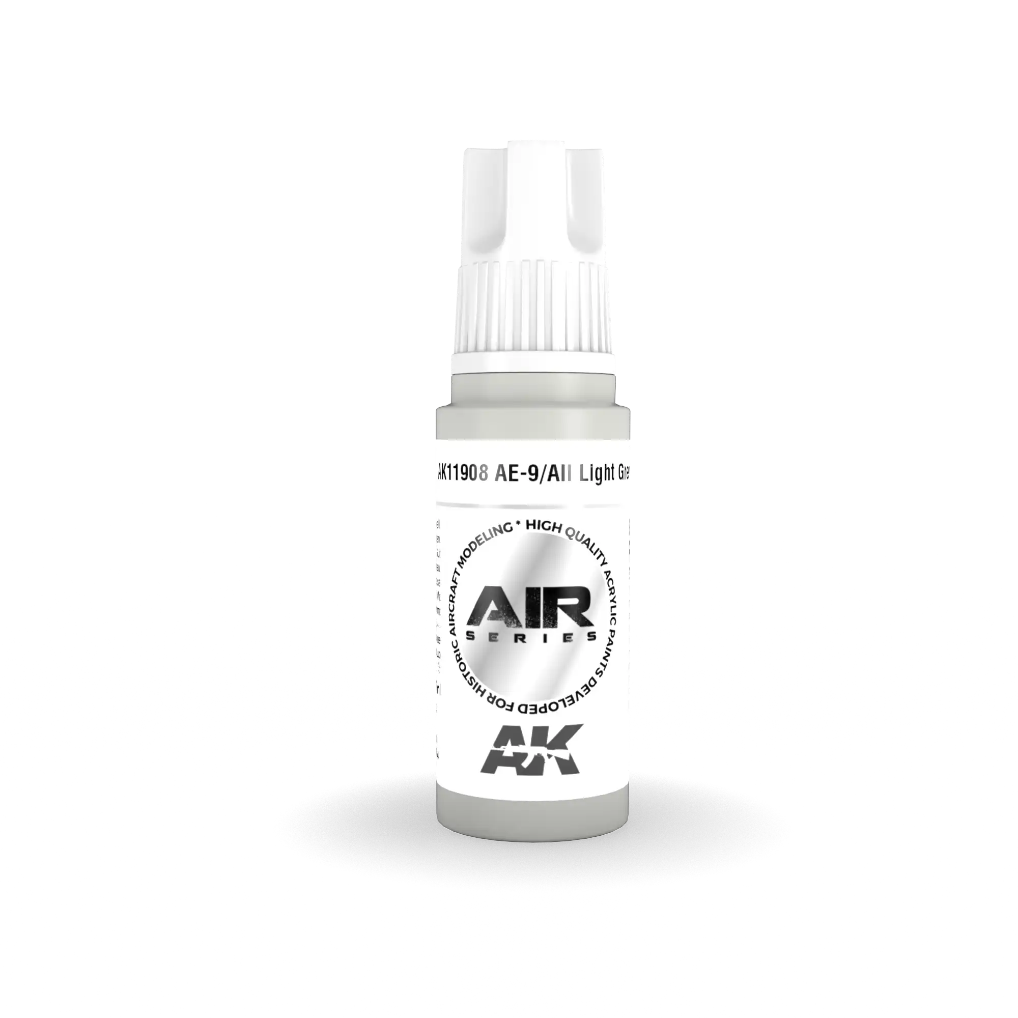 AK Interactive 11908, 17 ml. 3GEN AE-9/AII Light Grey Aircraft maket boyası