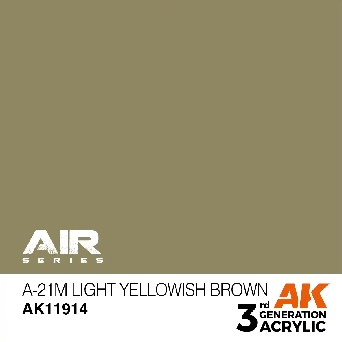 AK Interactive 11914, 17 ml. 3GEN A-21m Light Yellowish Brown Aircraft maket boyası - Görsel 2
