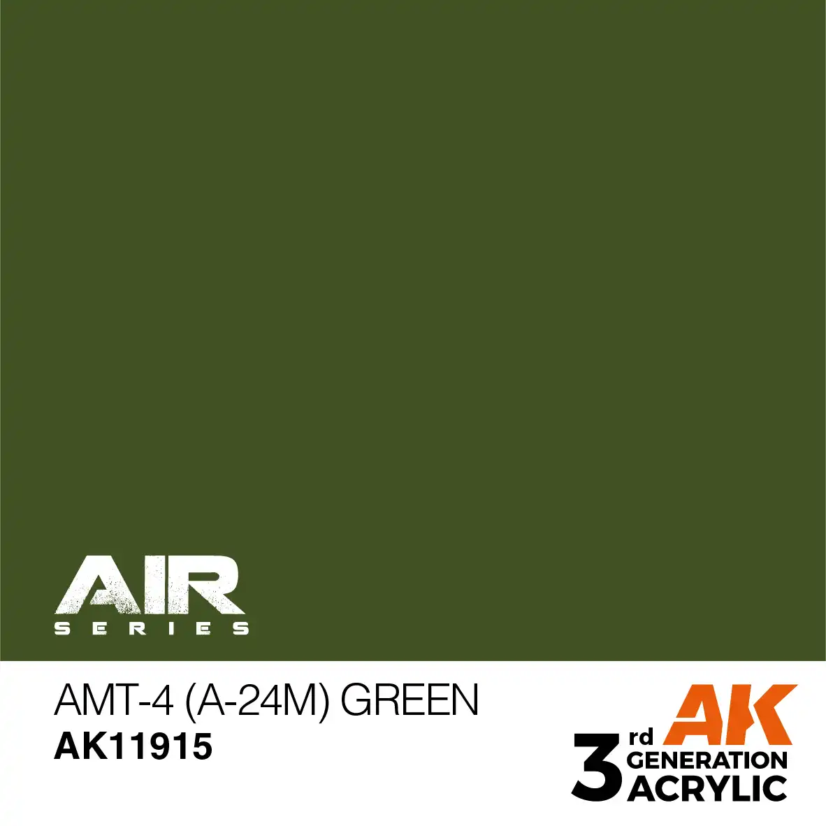 AK Interactive 11915, 17 ml. 3GEN AMT-4 (A-24m) Green Aircraft maket boyası - Görsel 2