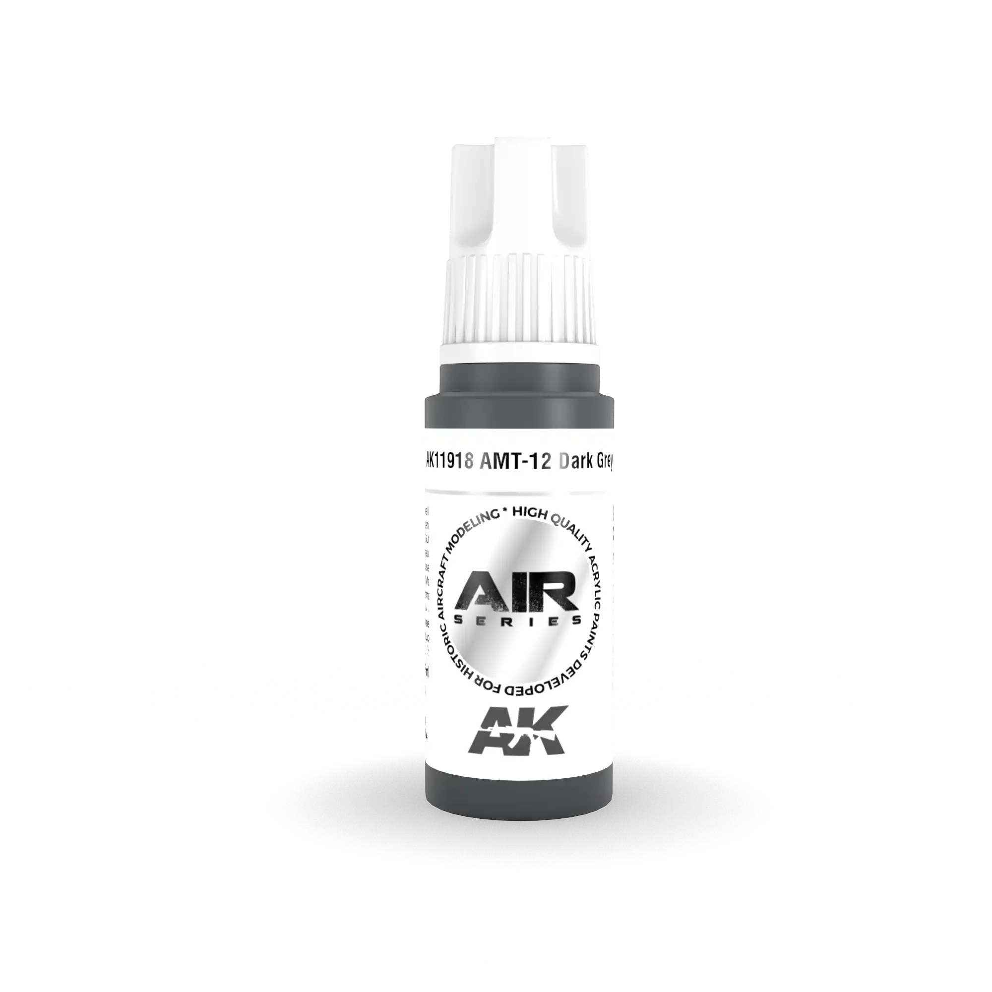 AK Interactive 11918, 17 ml. 3GEN AMT-12 Dark Grey Aircraft maket boyası