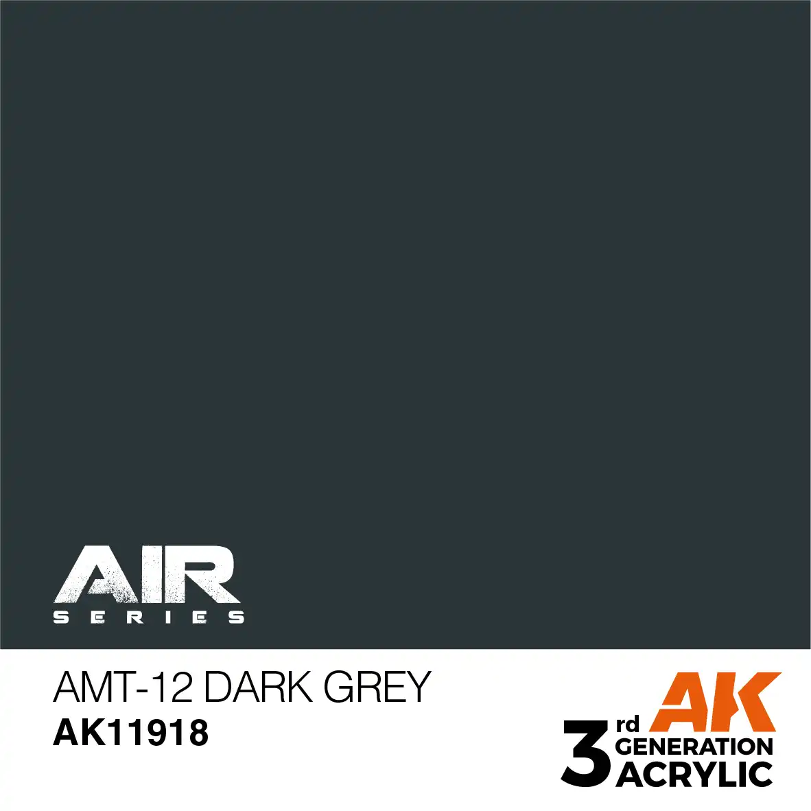 AK Interactive 11918, 17 ml. 3GEN AMT-12 Dark Grey Aircraft maket boyası - Görsel 2