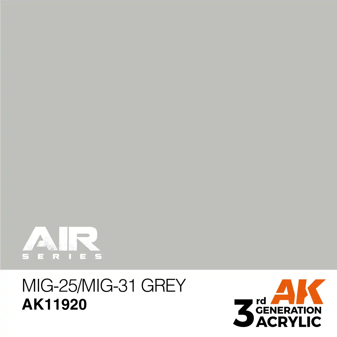 AK Interactive 11920, 17 ml. 3GEN MiG-25/MiG-31 Grey Aircraft maket boyası - Görsel 2