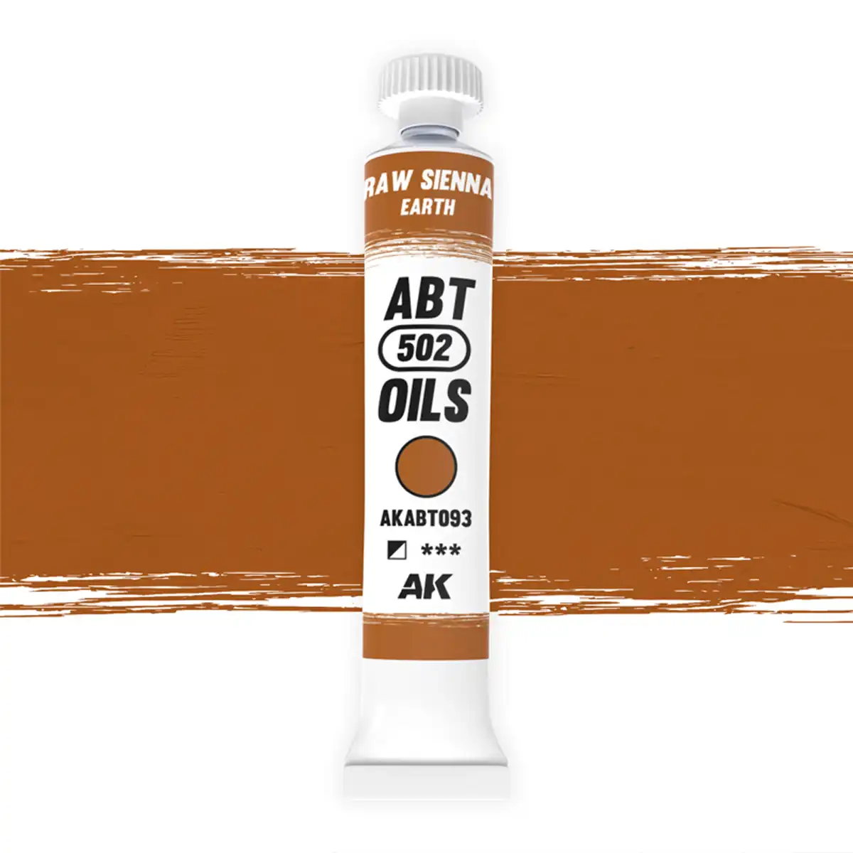 AK Interactive ABT100, 20 ml. Raw sienna / Earth Yağlı Boya