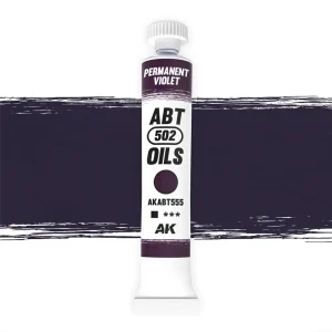 AK Interactive ABT605, 20 ml. Permanent Violet Yağlı Boya