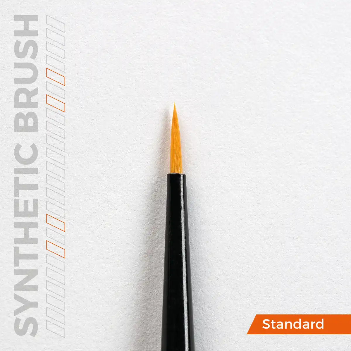 AK Interactive AKB006 No.2/0 Yuvarlak Uçlu sentetik maket boyama fırçası - Görsel 2