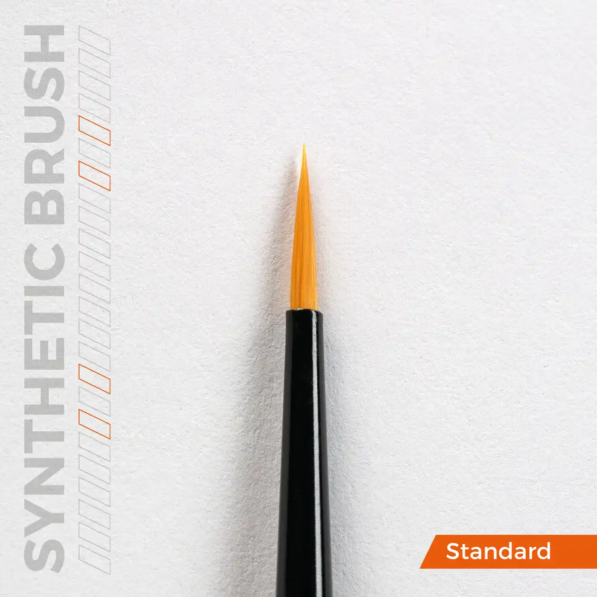 AK Interactive AKB008 No.1 Yuvarlak Uçlu sentetik maket boyama fırçası - Görsel 2