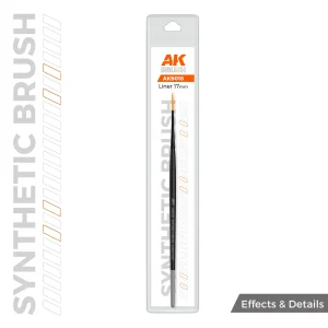 AK Interactive AKB018 Liner 17mm. Uçlu sentetik maket boyama fırçası