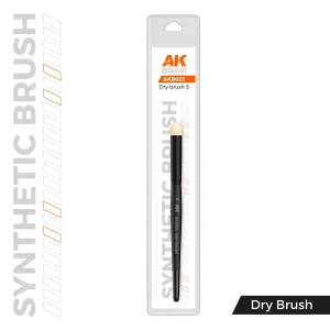 AK Interactive AKB023 No.S Sentetik Dry Brush Fırçası