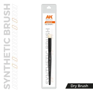 AK Interactive AKB025 No.L Sentetik Dry Brush Fırçası