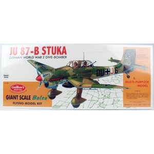 1/16 Stuka 88cm balsa lastik motorlu uçak kiti
