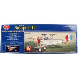 1/12 Nieuport II 60cm lazer kesim lastik motorlu balsa uçak kiti