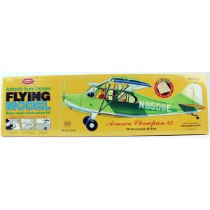 1/18 Aeronca 60cm lazer kesim lastik motorlu balsa uçak kiti