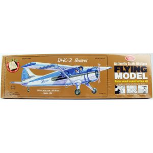 1/24 DHC-2 Beaver 60cm lazer kesim lastik motorlu balsa uçak kiti