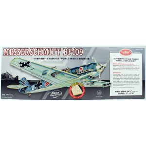 1/16 Messerschmitt 63cm lazer kesim lastik motorlu balsa uçak kiti