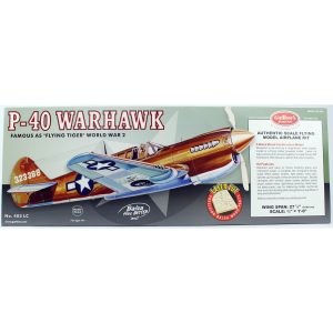 1/16 Warhawk 72cm lazer kesim lastik motorlu balsa uçak kiti
