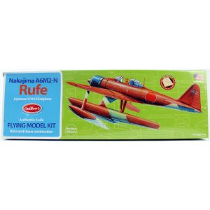 1/30 Rufe 42cm lazer kesim lastik motorlu balsa uçak kiti