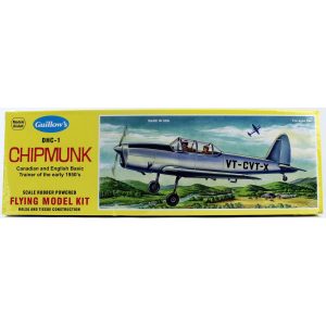 1/24 Chipmunk 43cm balsa lastik motorlu uçak kiti