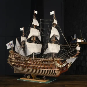 Occre PR002, 1/70 112 cm. Soleil Royal fransız savaş gemisi ahşap maketi