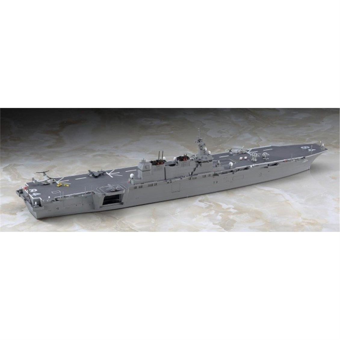 Hasegawa 032 49032, 1/700 JMSDF DDH Kaga Helicopter Destroyer plastik maketi - Görsel 3