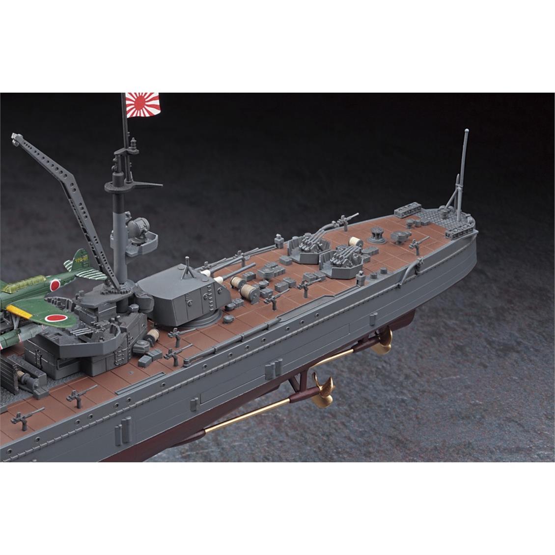 Hasegawa 40109, 1/350 IJN Light Cruiser Yahagi Savaş Gemisi plastik maketi - Görsel 5