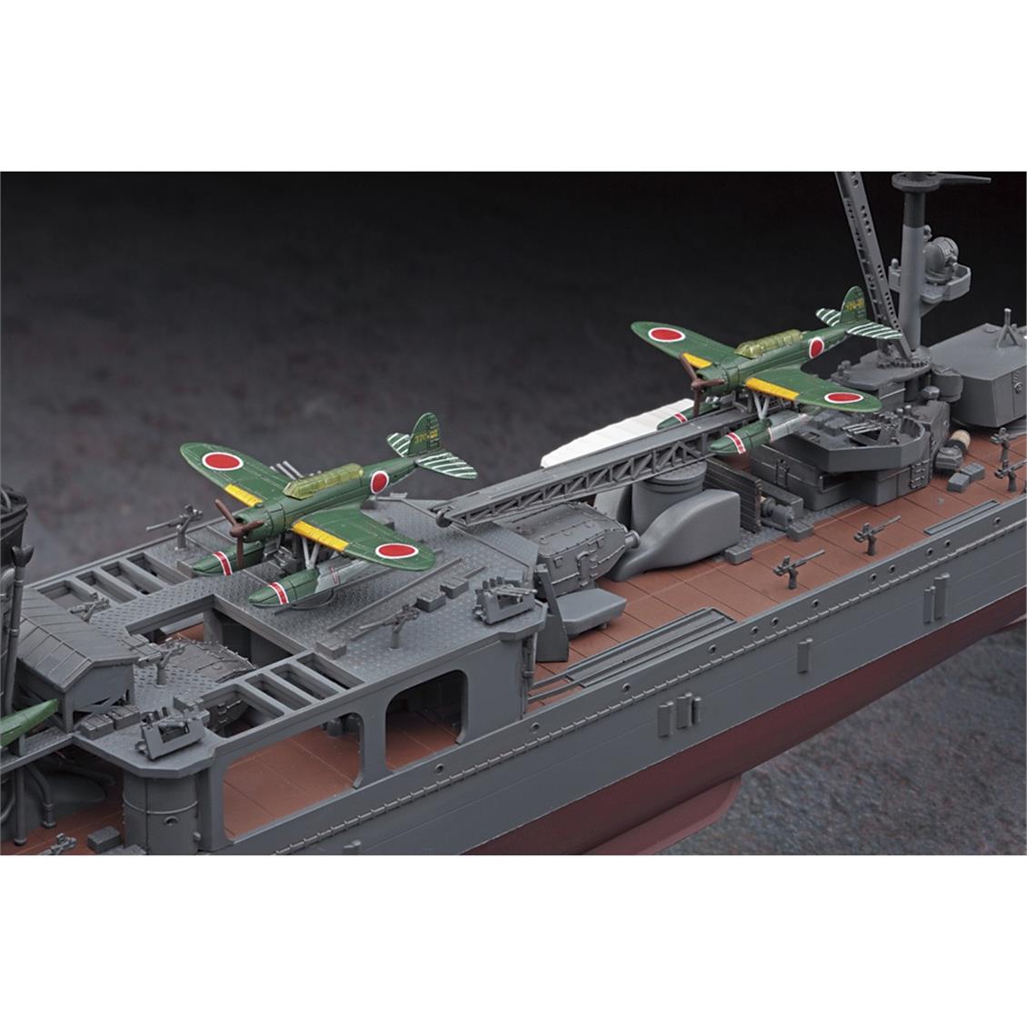 Hasegawa 40109, 1/350 IJN Light Cruiser Yahagi Savaş Gemisi plastik maketi - Görsel 4