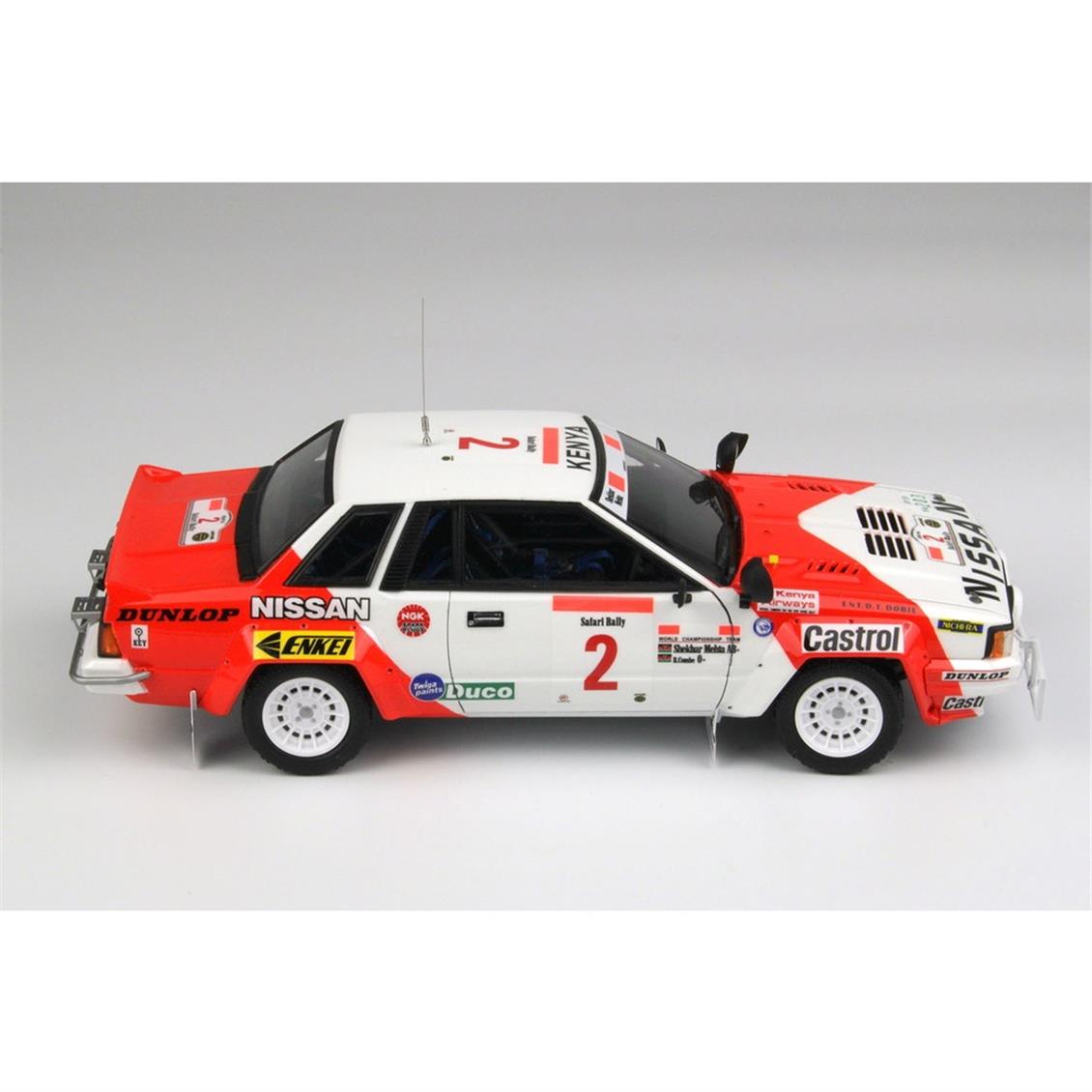 Nunu BX24041, 1/24 Nissan 240 RS BS110 1984 Safari Rally araba maketi - Görsel 3