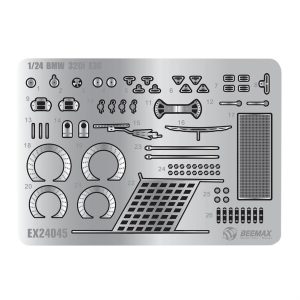 1/24 Detay Seti for Bmw 320i E36 BTCC Brands Hatch 1996 Detay Kiti