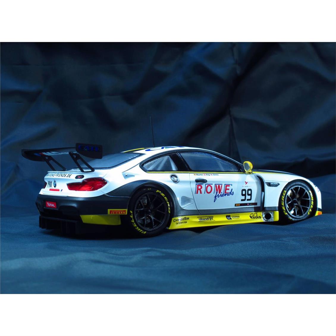 Nunu PN24001, 1/24 Bmw M6 GT3 2016 24 Hours of Spa araba maketi - Görsel 3