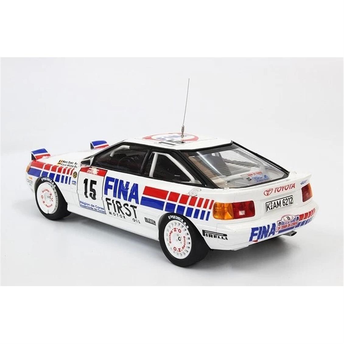 Nunu PN24015, 1/24 Toyota Celica GT-Four ST165 1991 Tour De Corse araba maketi - Görsel 3