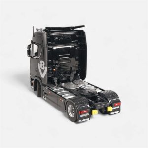 1/18 siyah diecast Scania V8 730S Çekici